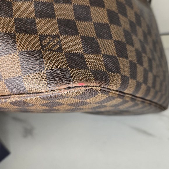 Louis Vuitton Damier Ebene Neverfull Tote Bag MM Size - Picture 9 of 15